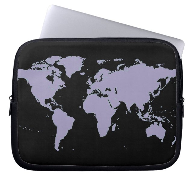 Weltkarte, Planisphere Laptopschutzhülle (Vorderseite)