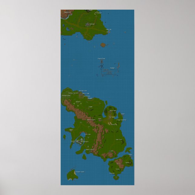 Weltkarte Poster (Vorne)