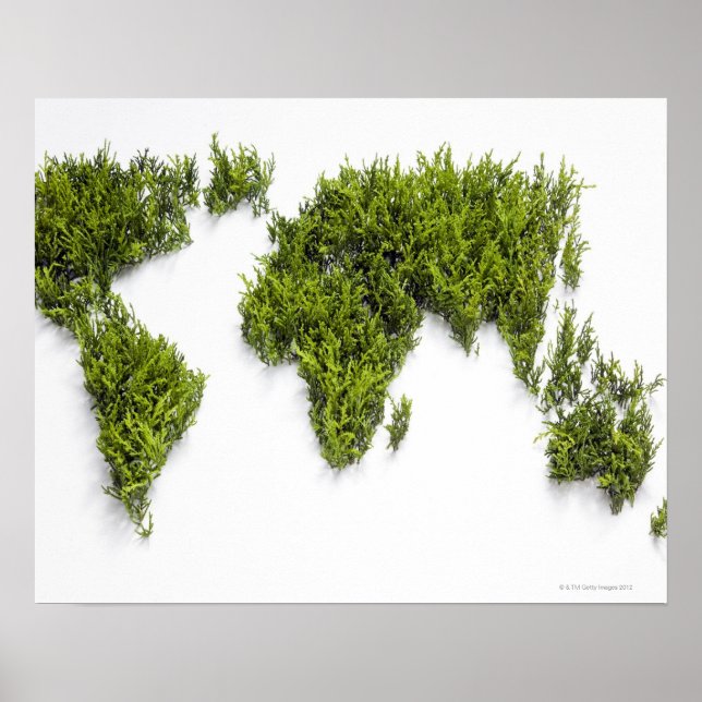 Weltkarte Poster (Vorne)