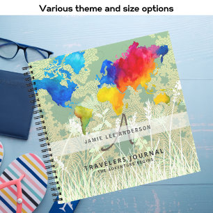 Weltkarte Reise Ruhestand Bucket List Geschenk Vat Notizbuch