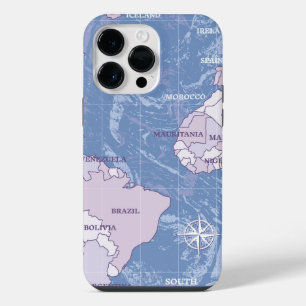 WELTKARTE REISENDES iPhone 14 PRO MAX FALL Hülle