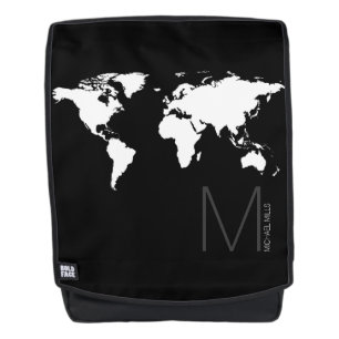Weltkarte Rucksack