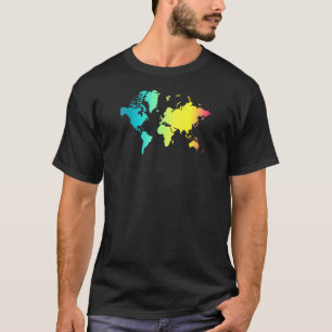 Weltkarte T-Shirt