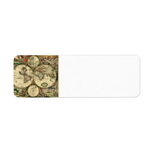 Weltkarte von 1689 Geschenken