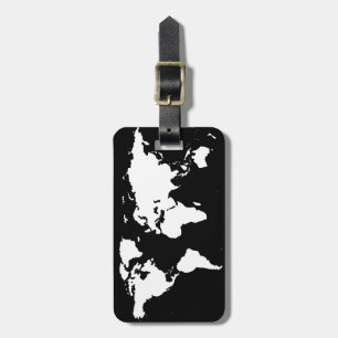 Weltkarten ~ benutzerdefinierbare Farbe Gepäckanhänger