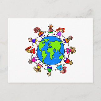 Weltkinder Postkarte