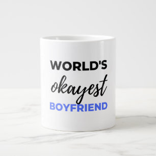 Weltklasse Boyfriend Black Jumbo-Tasse