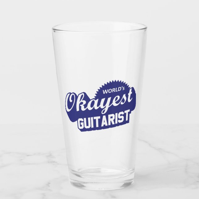 Weltklasse Gitarrist Glas (Vorderseite)