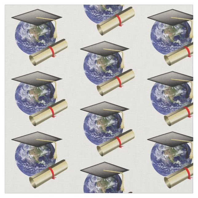 Weltklasse Grad Cap/Diploma Stoff (Nahaufnahme)