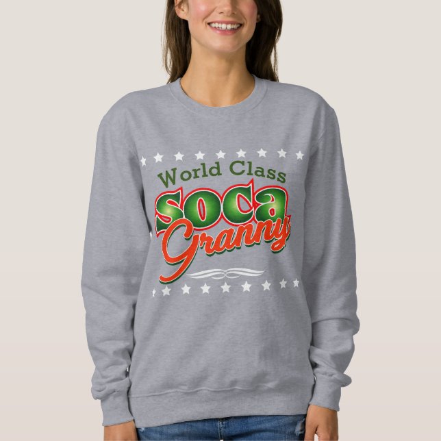 Weltklasse Soca Granny Sweatshirt (Vorderseite)