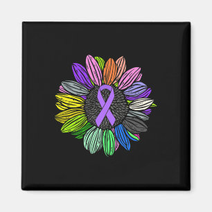 Weltkrebstag - Krebsüberleben Kriegerkrebs Magnet