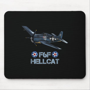 Weltkrieg 2 F6f Hellcat Kampfflugzeug Mousepad