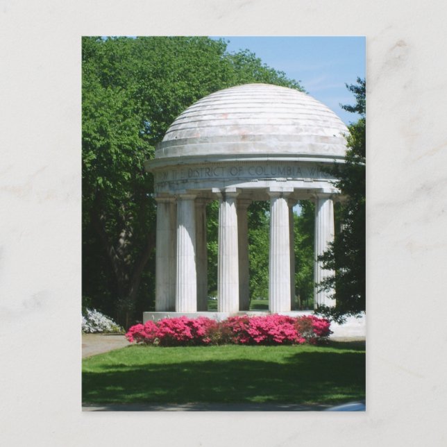 Weltkrieg-Denkmal Postkarte (Vorderseite)