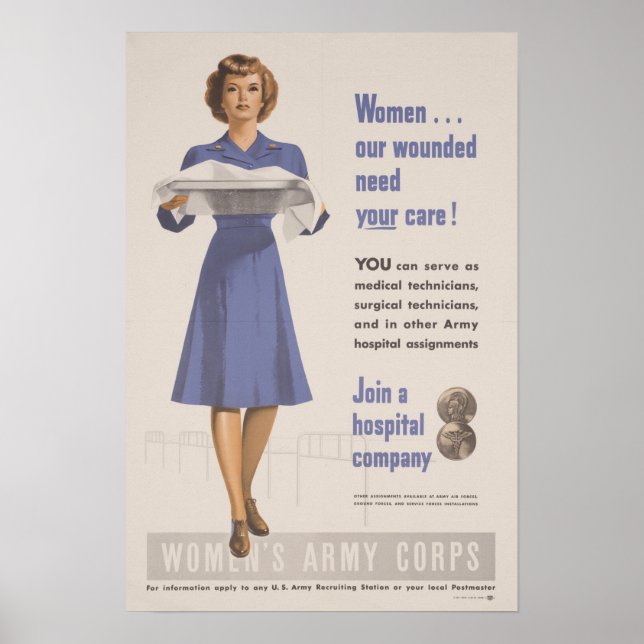 Weltkrieg Frauenarmeenkorps Poster (Vorne)