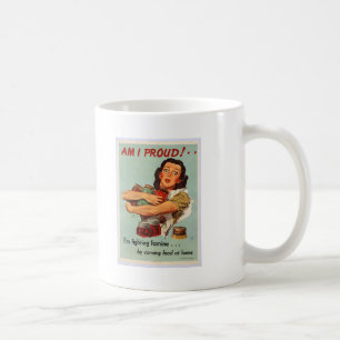 Weltkrieg-Plakat - BIN ICH STOLZ! Kaffeetasse