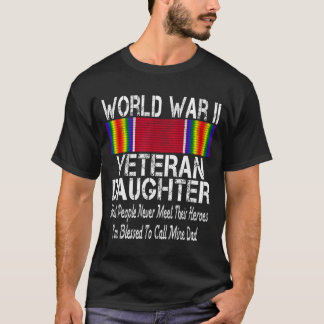 Weltkriegs II Veteran-Tochter - Militärveteran T-Shirt