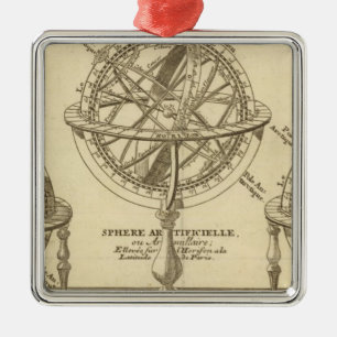 Weltkugel Ornament Aus Metall