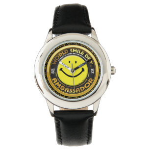 Weltlächeln Day® 2014 Kinderuhr Armbanduhr