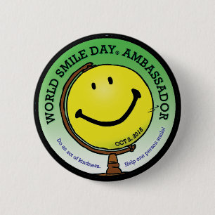 Weltlächeln Day® Botschafter 2015 Button
