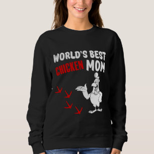 Weltlandschaft Beste HühnerMama Sweatshirt