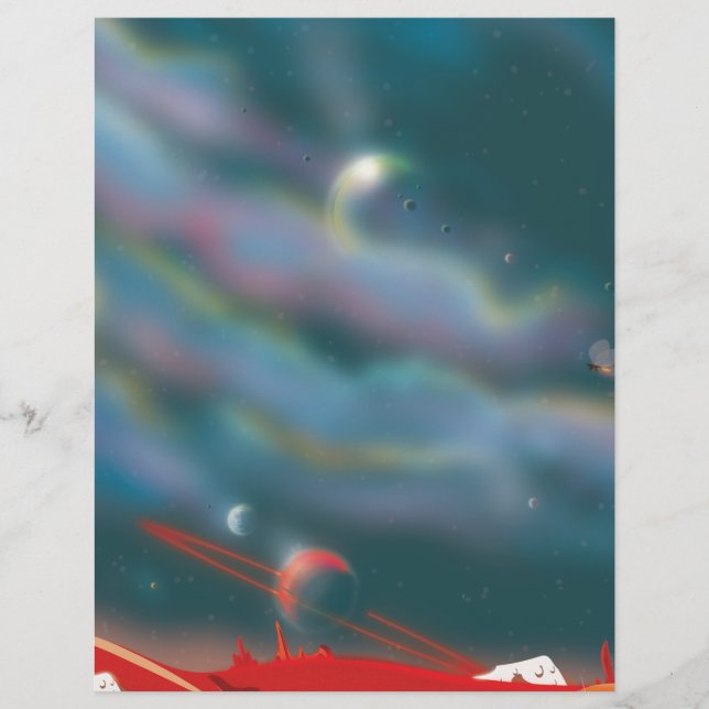 Weltlandschaft der Alien (Vorderseite)