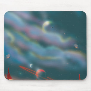 Weltlandschaft der Alien Mousepad