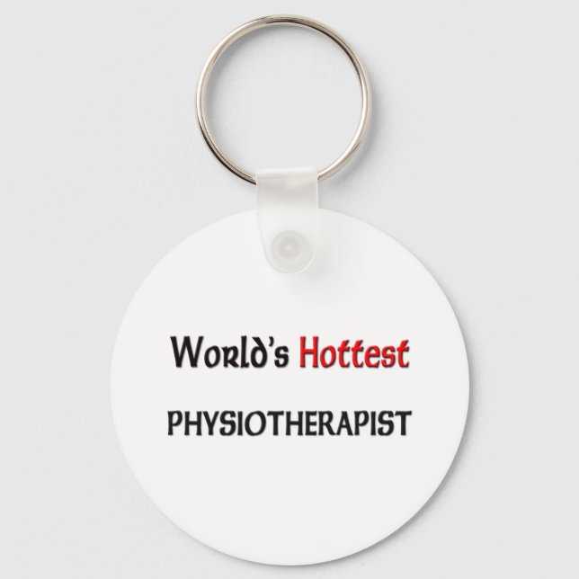 Weltlärmester Physiotherapeut Schlüsselanhänger (Vorderseite)