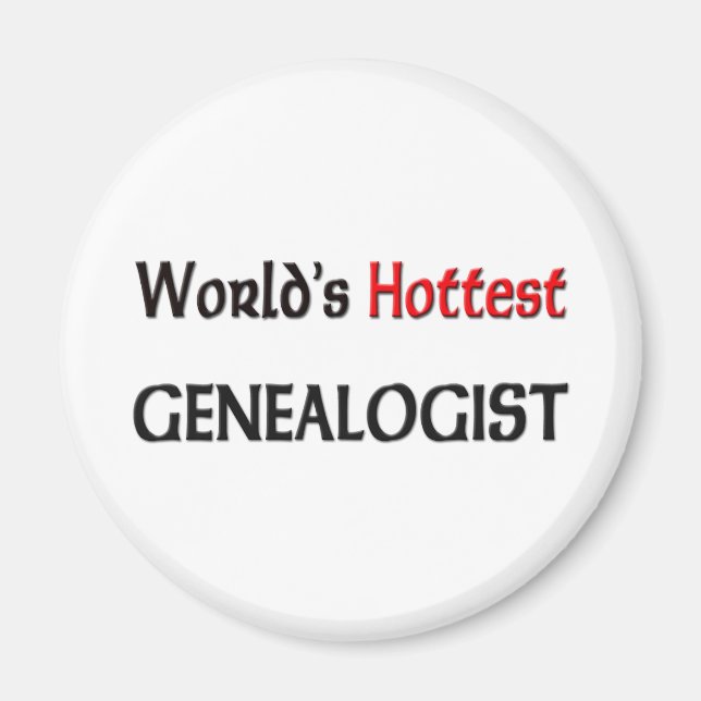 Weltlärmste Genealogistin Magnet (Vorne)