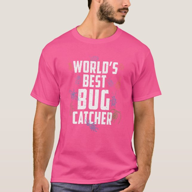 Weltlds Best Bug Catcher Entomologist Bug Species T-Shirt (Vorderseite)