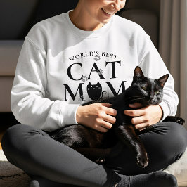 Weltlds Best Cat Mama Paw Prints Niedlich Sweatshi Sweatshirt