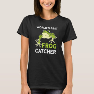 Weltleitster Froschfänger Junge und Mädchen 1 T-Shirt