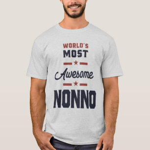 Weltleitster Phantastischer Nonno Funny Opa T-Shirt