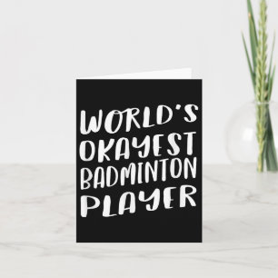 Weltmarken in Token Badminton Spieler Der beste Sp Karte