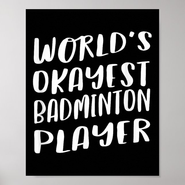 Weltmarken in Token Badminton Spieler Der beste Sp Poster (Vorne)