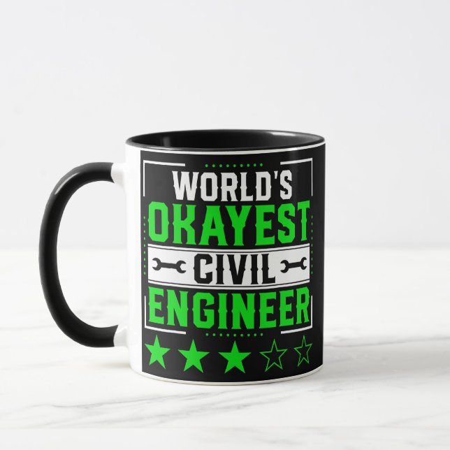 Weltmarkt für Zivile Ingenieure, Zivil Engineering Tasse (Links)