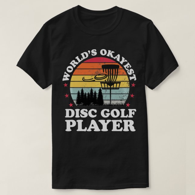 Weltmarkt: Token Golf Player Funny Frisbee Golf T-Shirt (Design vorne)