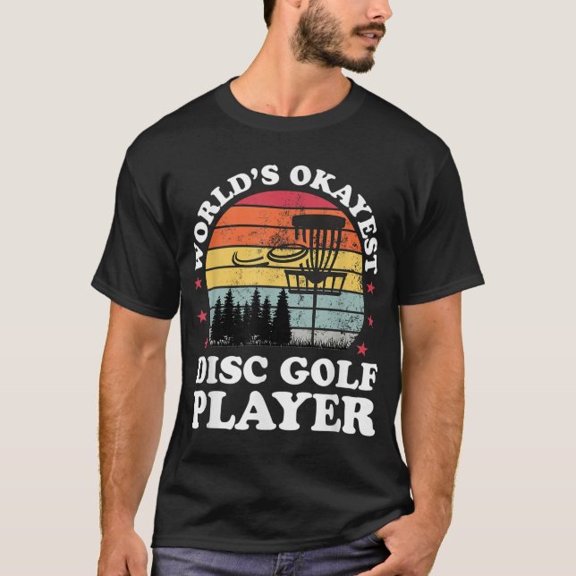 Weltmarkt: Token Golf Player Funny Frisbee Golf T-Shirt (Vorderseite)