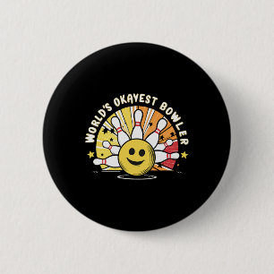 Weltmarkt's passest Bowler Funny Bowling Ll and Bu Button
