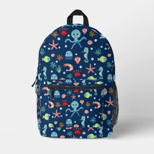 Weltmeer Bedruckter Rucksack