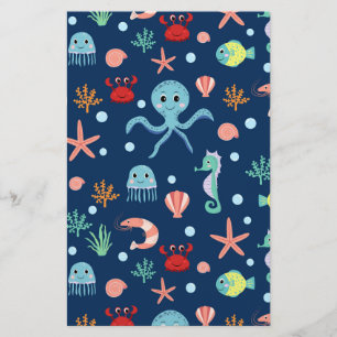 Weltmeer Briefpapier