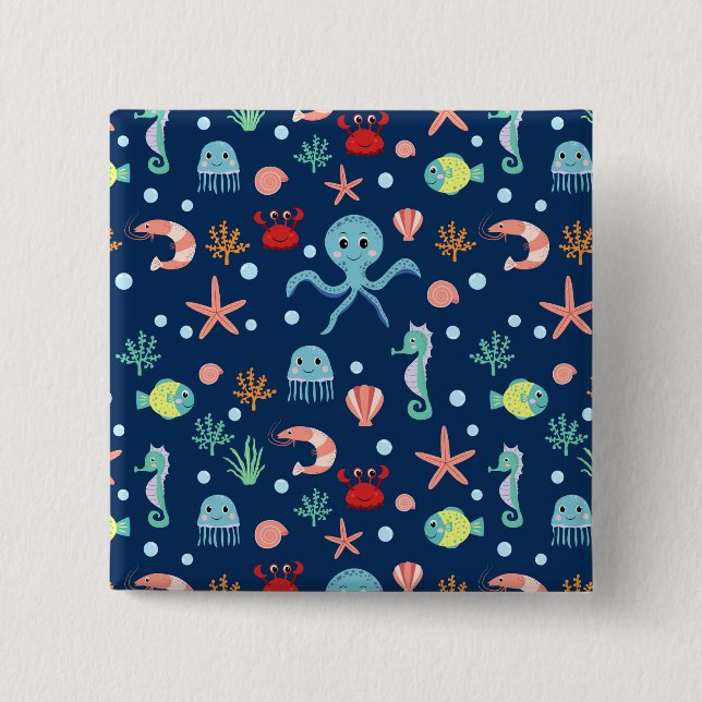 Weltmeer Button (Vorderseite)