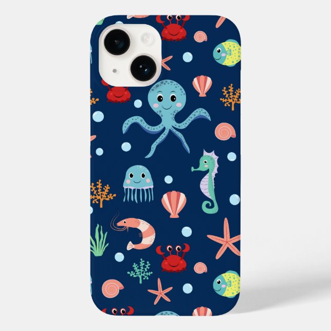 Weltmeer Case-Mate iPhone 14 Hülle (Rückseite)