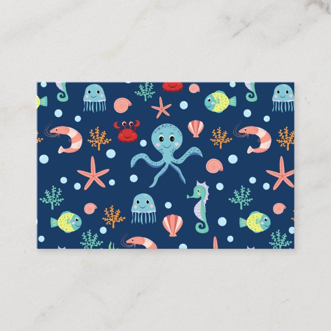 Weltmeer Empfehlungskarte (Vorderseite)