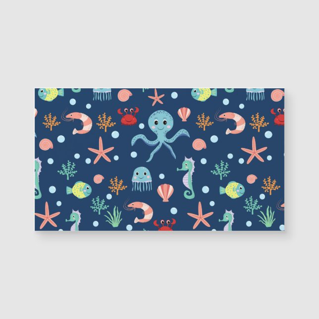 Weltmeer Magnetkarte (Vorderseite)