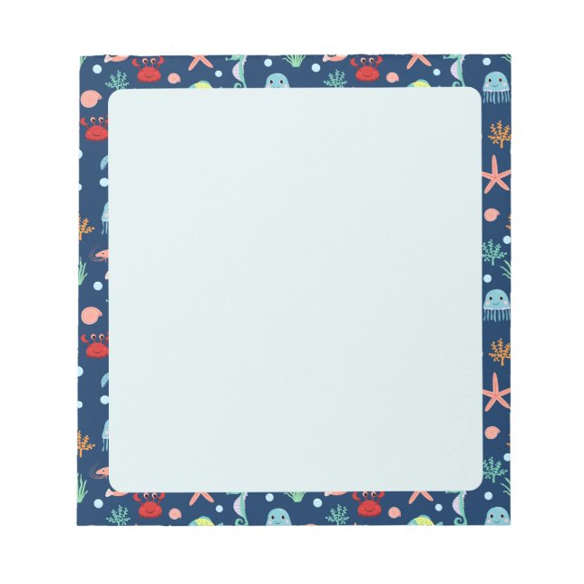 Weltmeer Notizblock (Vorderseite)