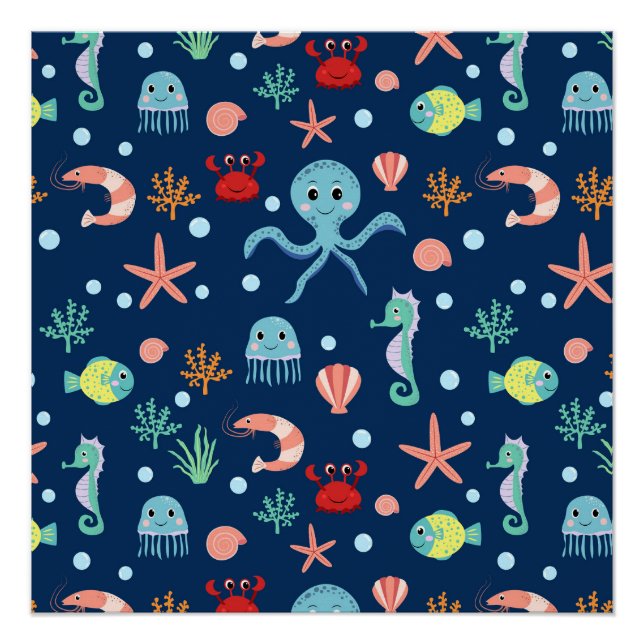 Weltmeer Poster (Vorderseite)