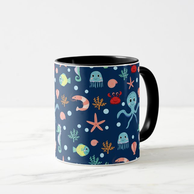 Weltmeer Tasse (VorderseiteRechts)
