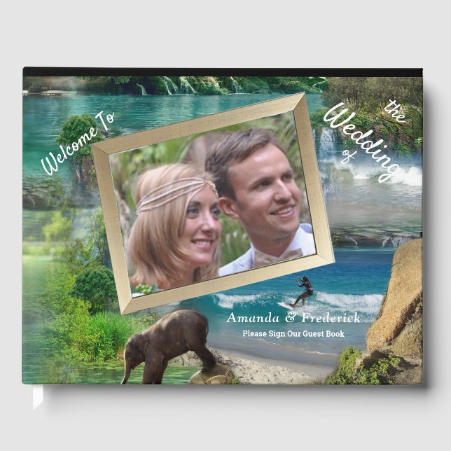 Weltmeere und -flüsse, Seen und Sport Gästebuch (Vorderseite)