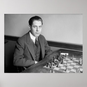 Weltmeister-Schach-Spieler, 1915 Poster