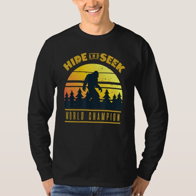 Weltmeister verbergen und suchen T-Shirt (Vorderseite)